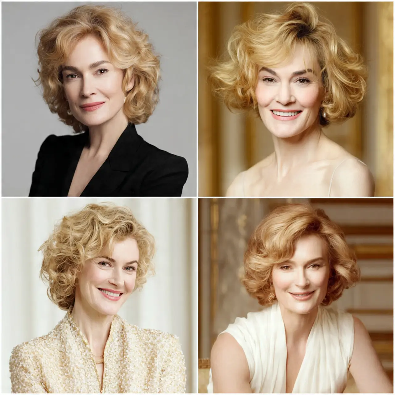Curly Bob Hairstyles for Older Women