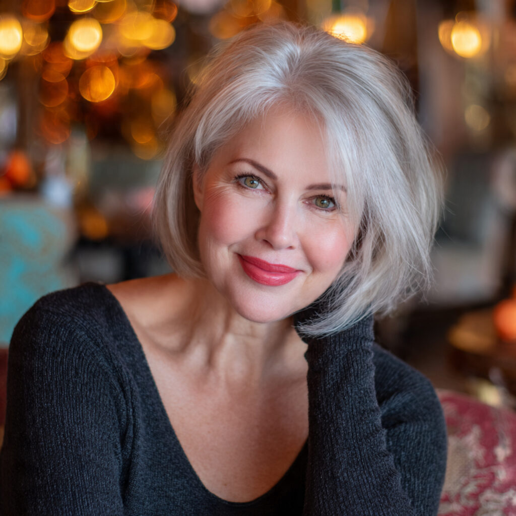 37 Top Hairstyles for Women In Their 60s Thin Hair for More Volume 23 Elegant Swept-Back Bob