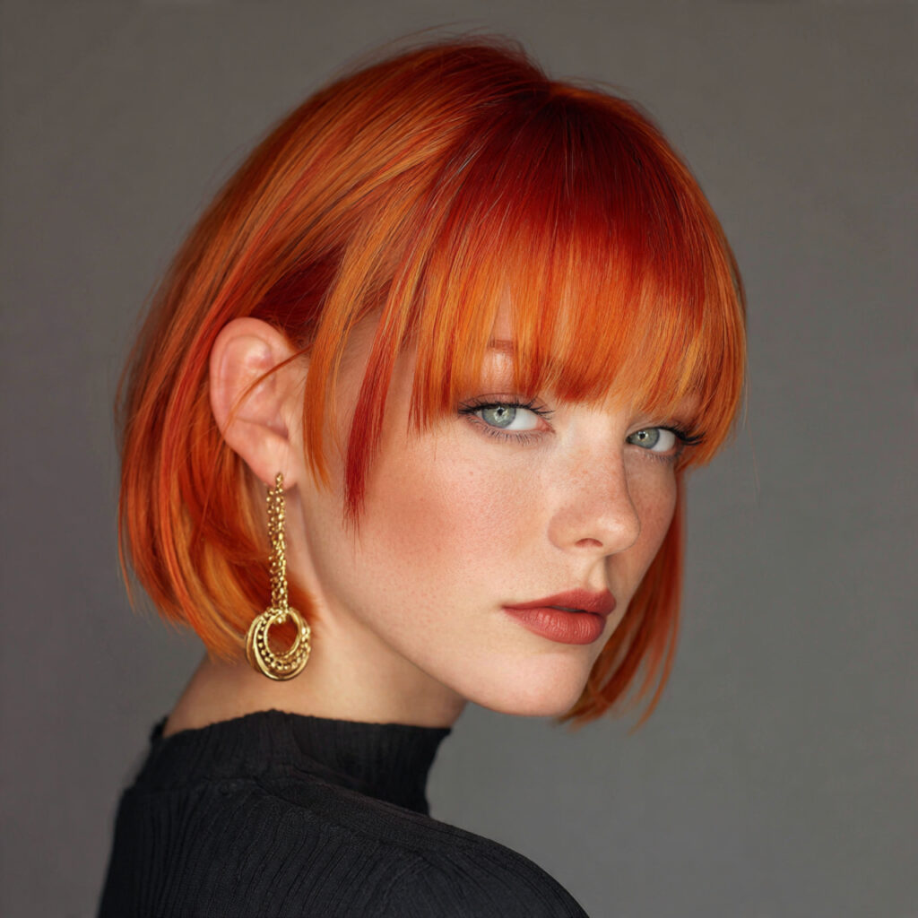 Bixie Haircut With Short Bangs