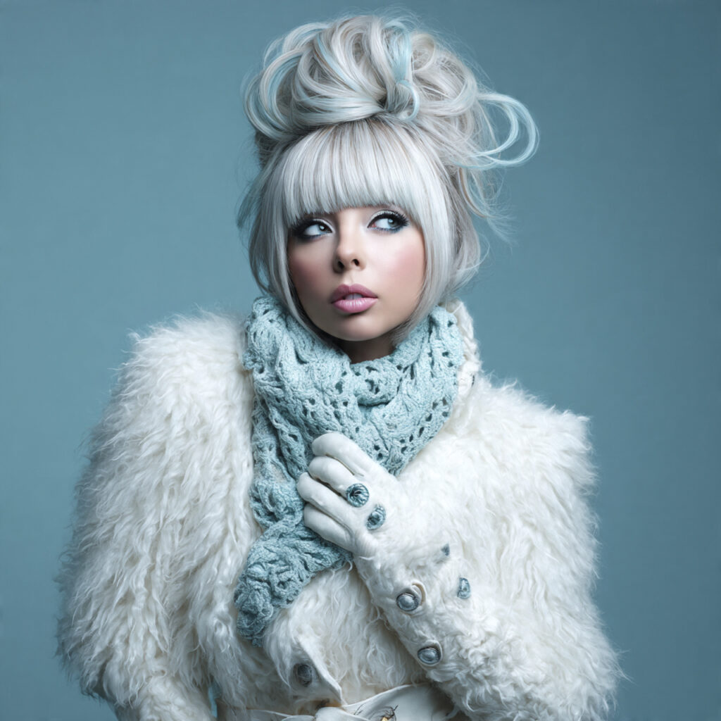 Blue-Tint Ash Blonde