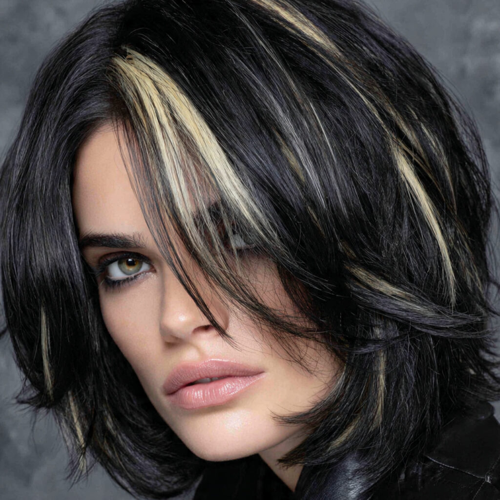 Creamy Beige Streaks