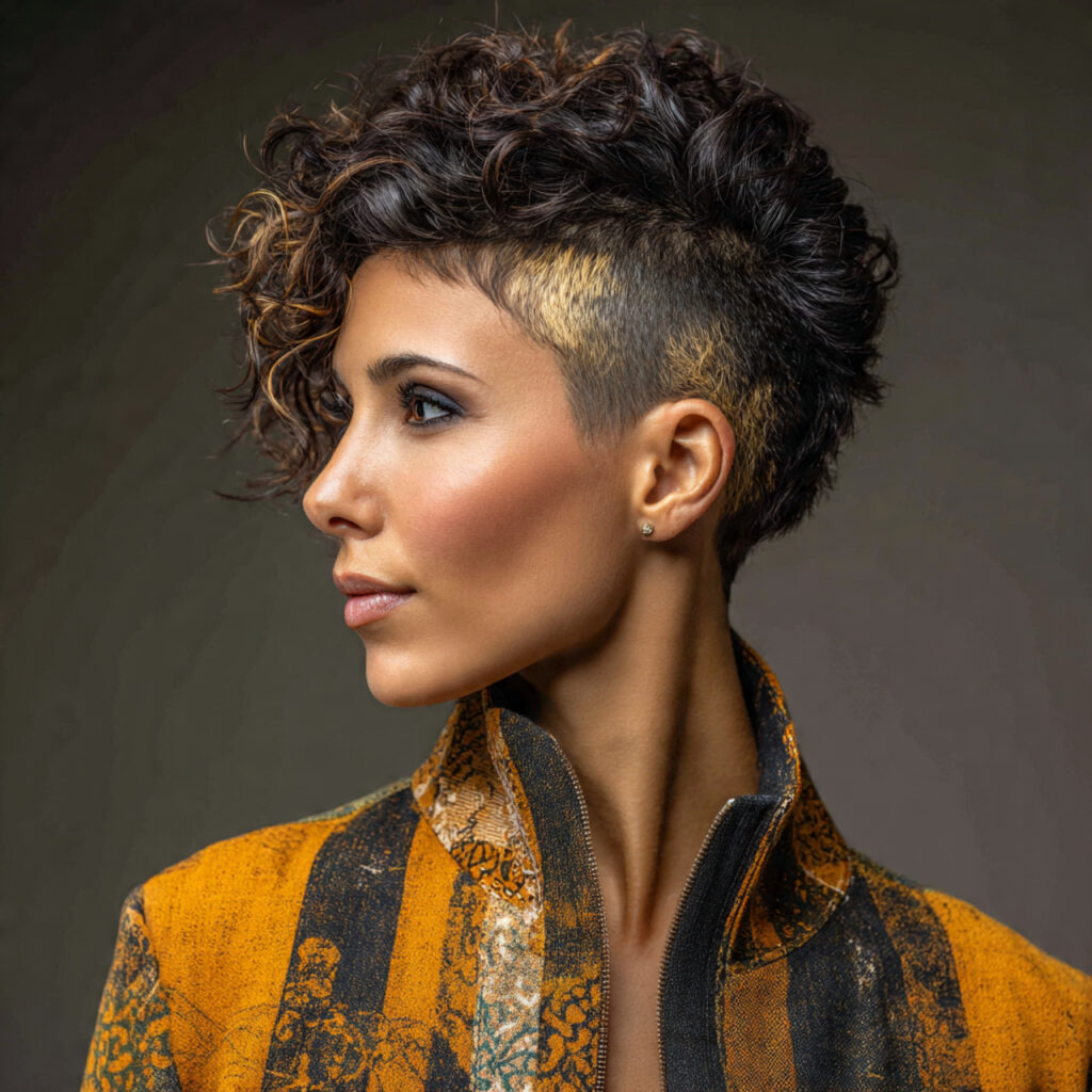 Undercut Bixie Haircut