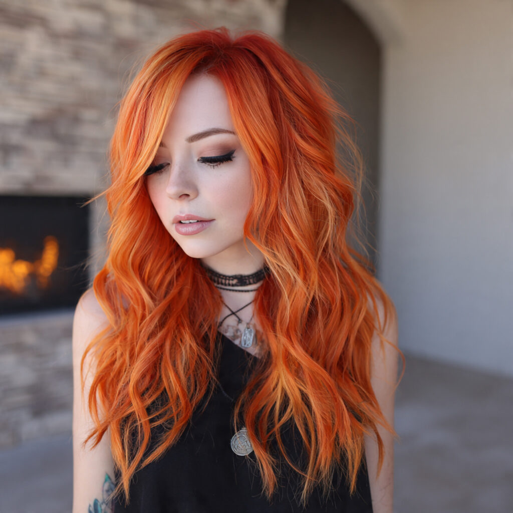 Burnt Copper Balayage