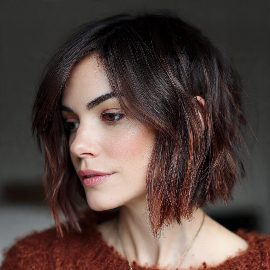 Chocolate Cinnamon Balayage