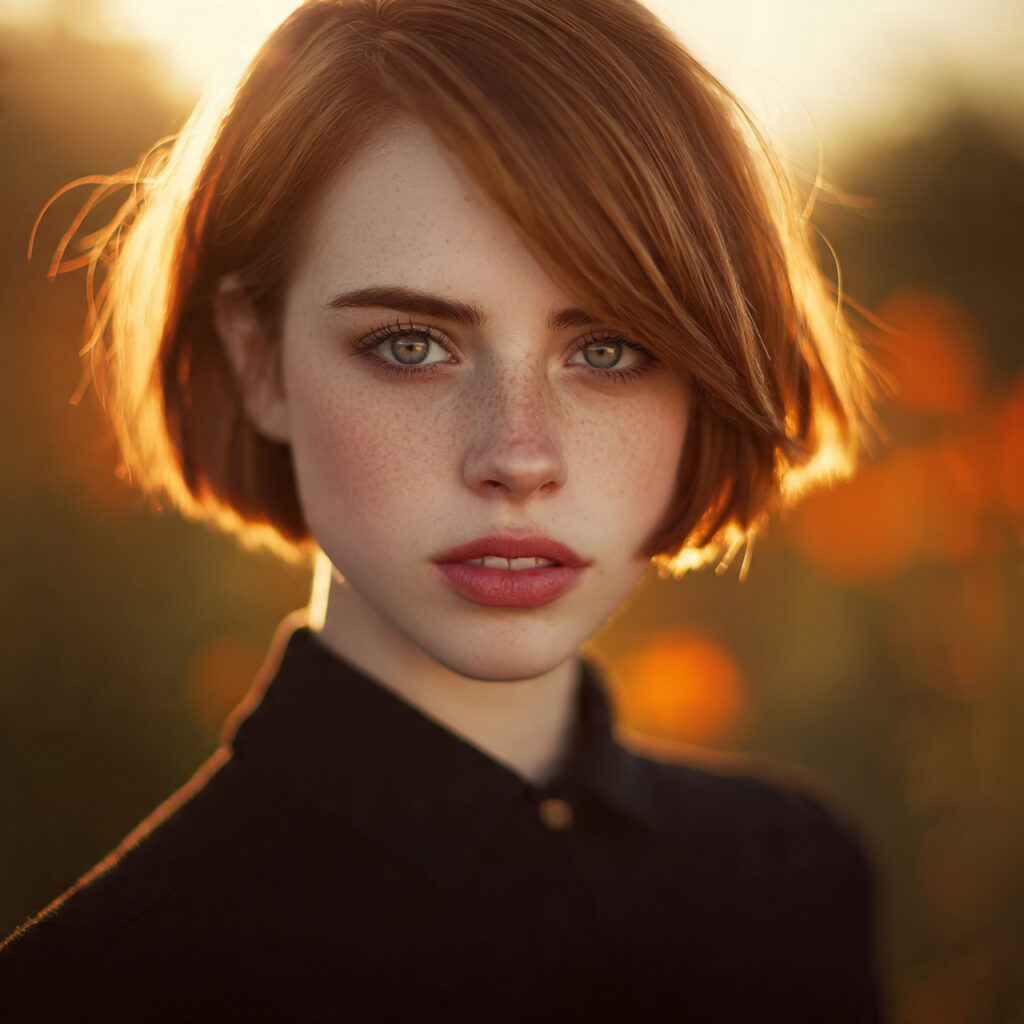 Soft Auburn Highlights