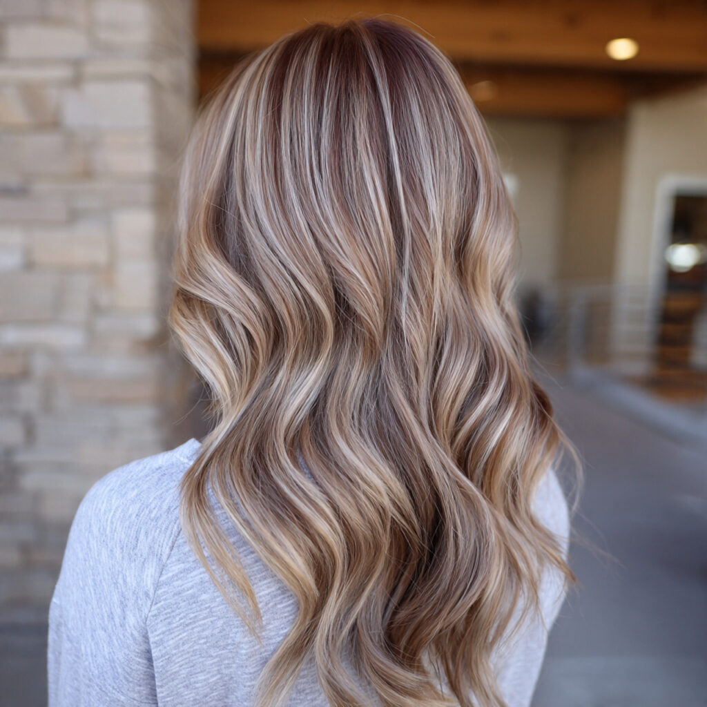 Beige Blonde Balayage