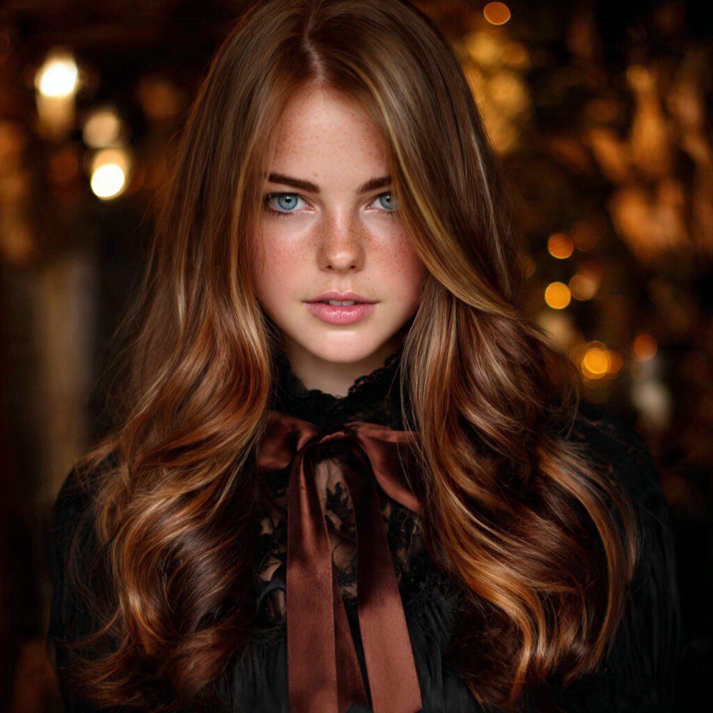 Caramel Ribbon Highlights