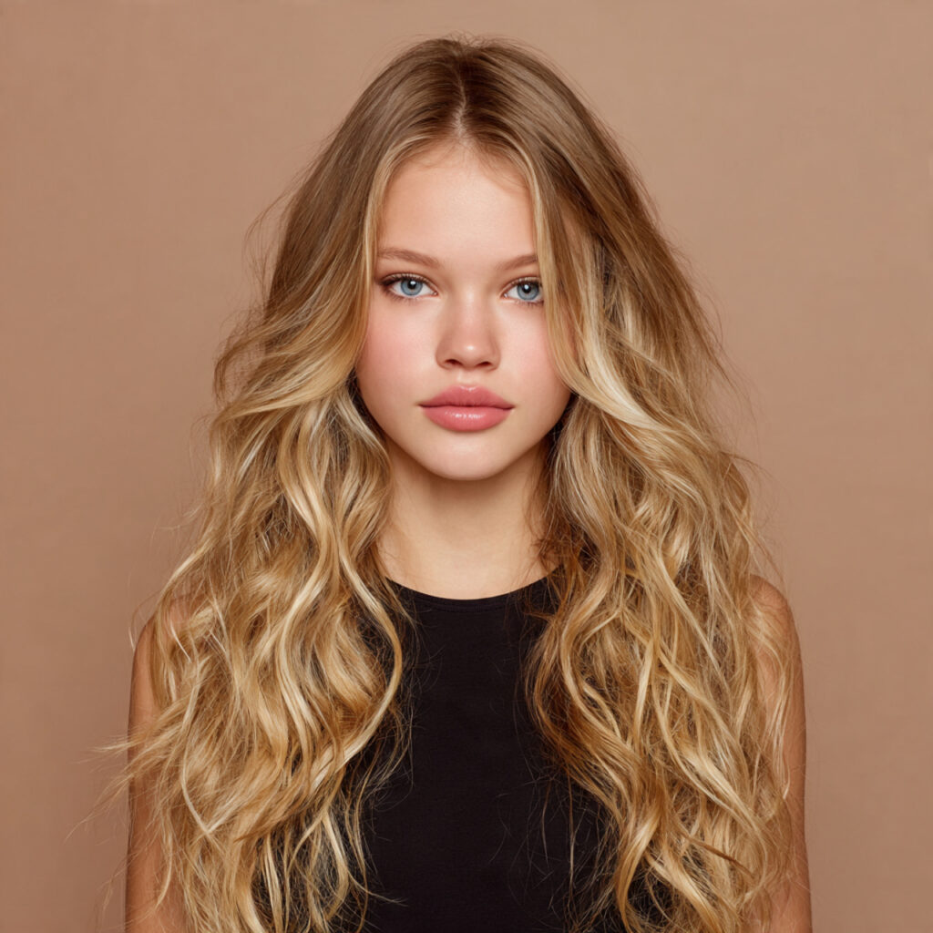 Muted Caramel Highlights