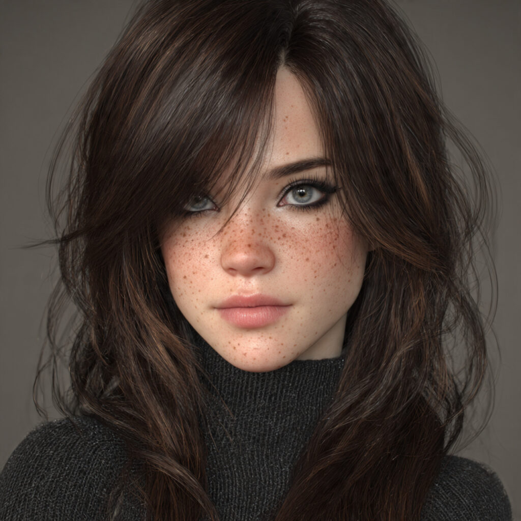 Side-Swept Fringe Bixie Haircut