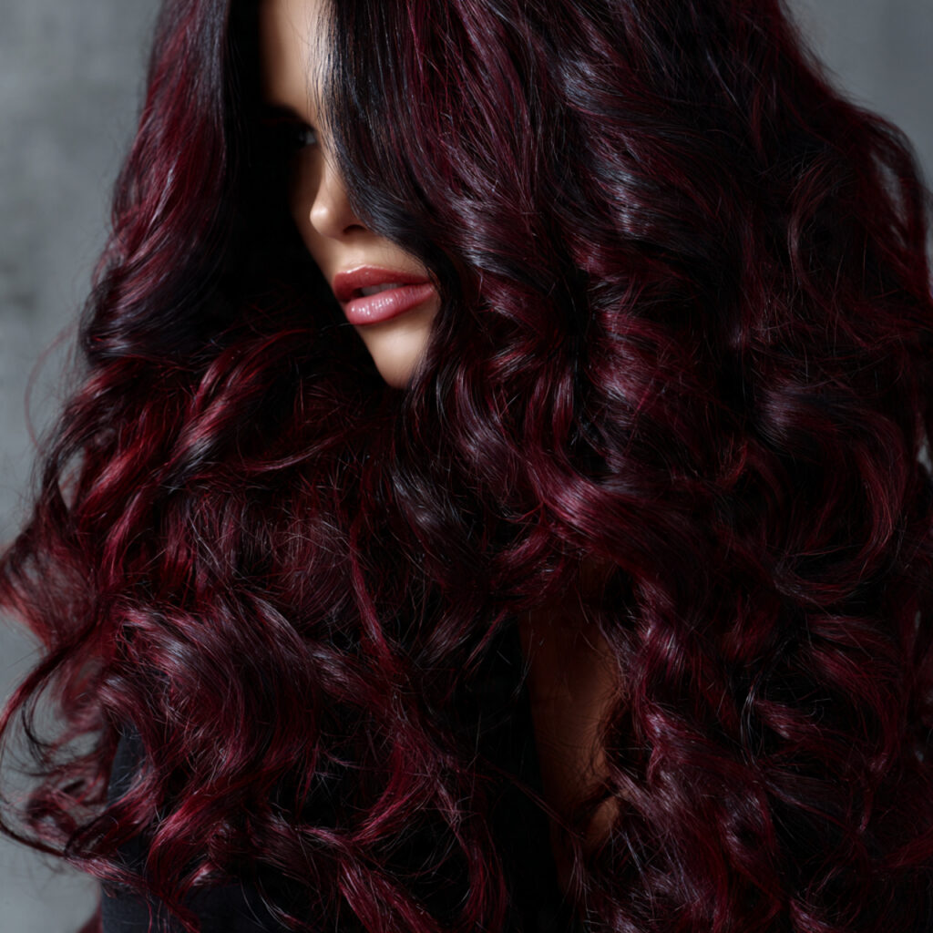 Deep Red With Black Lowlights