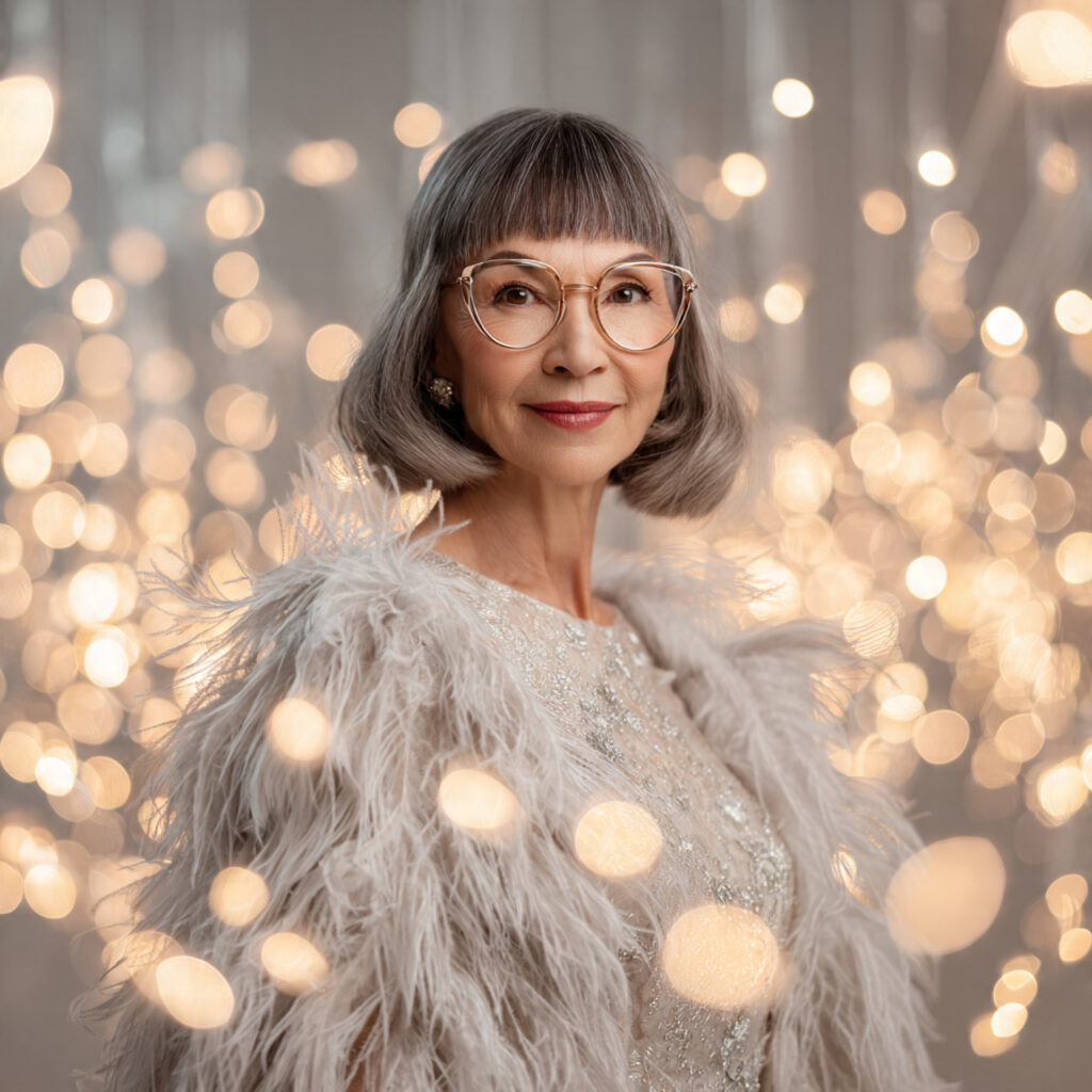 Feathered Shoulder Length