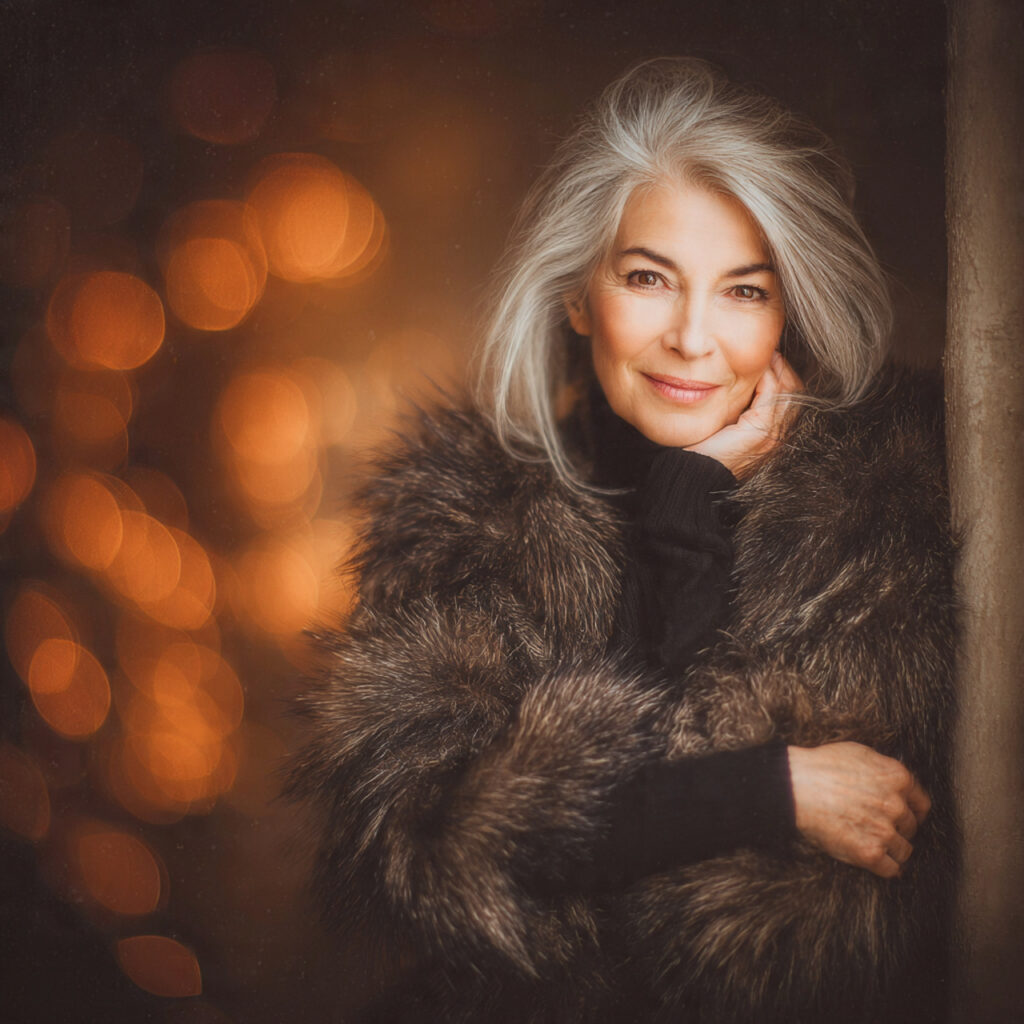 Feathered Shoulder Length