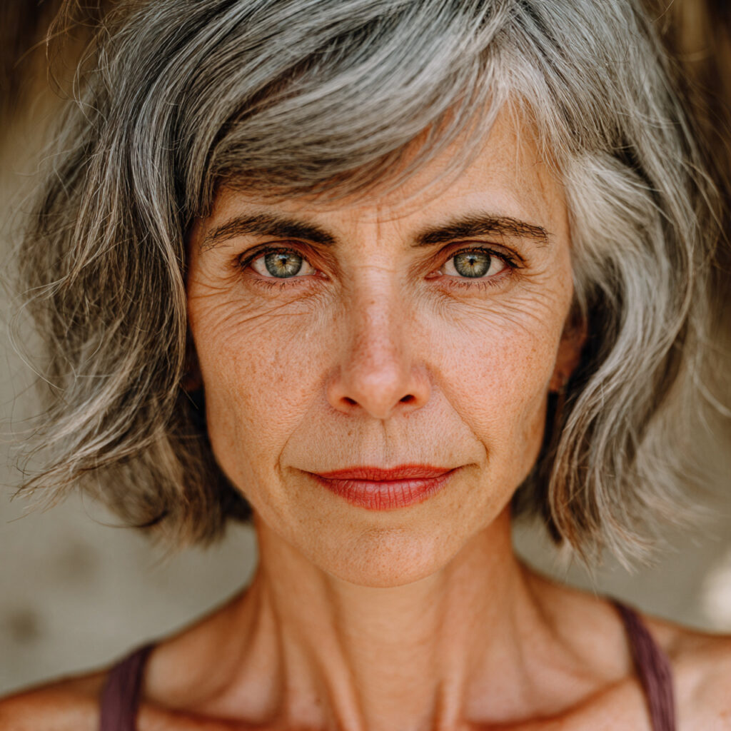 Gray Bob with Subtle Waves