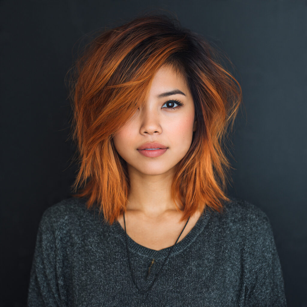 Golden Copper Balayage