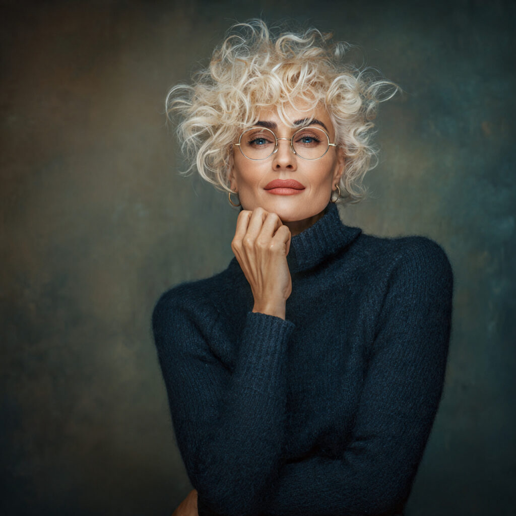 Rounded Bob with Tapered Ends