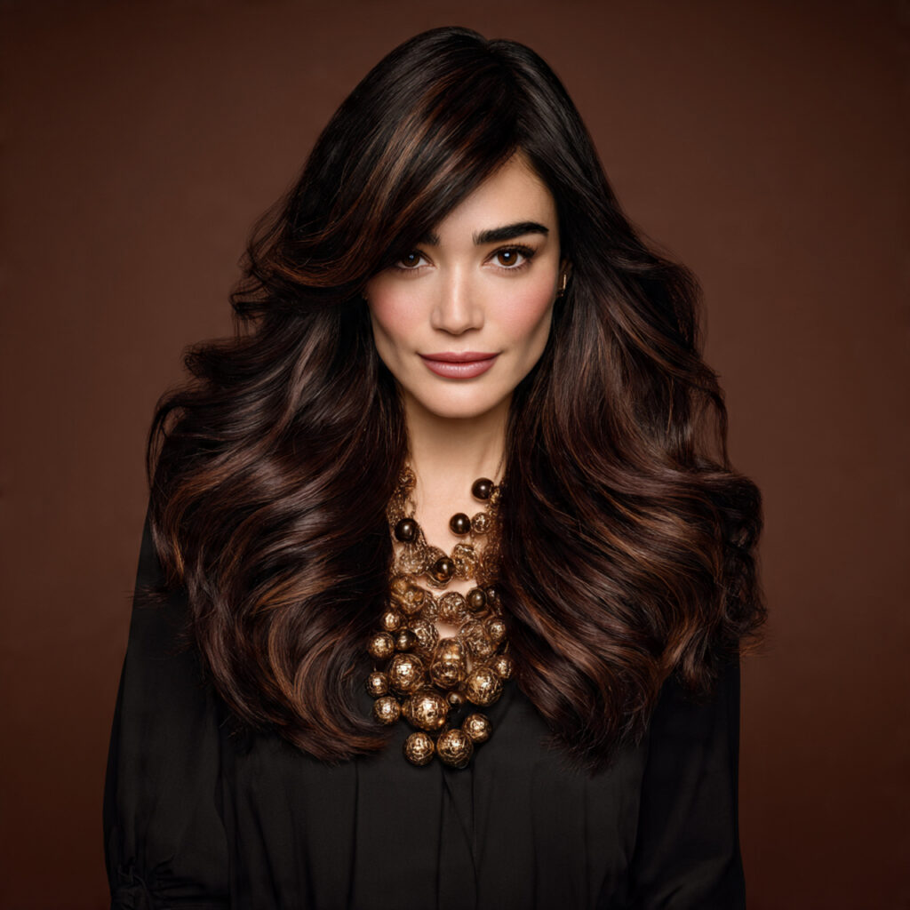 Chocolate Swirl Dark Brown