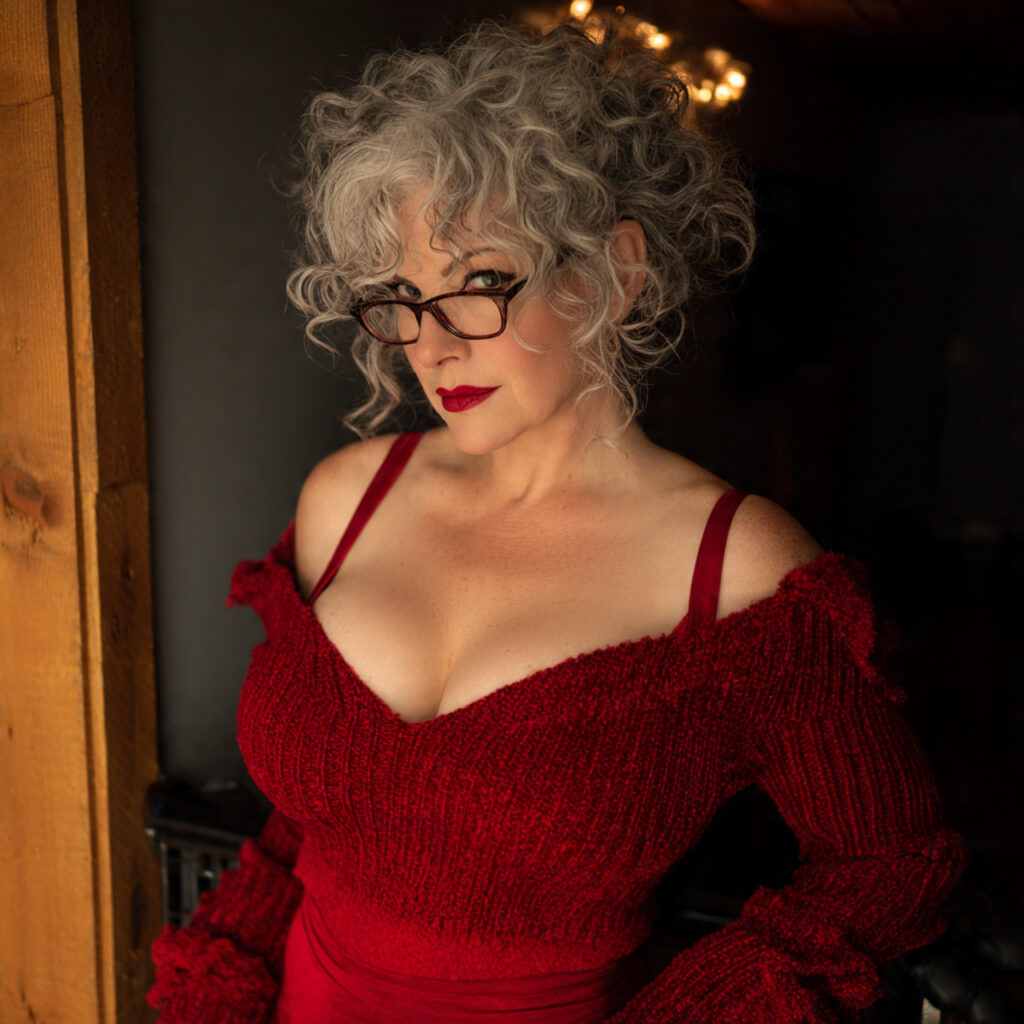 Curly Shoulder-Length Style