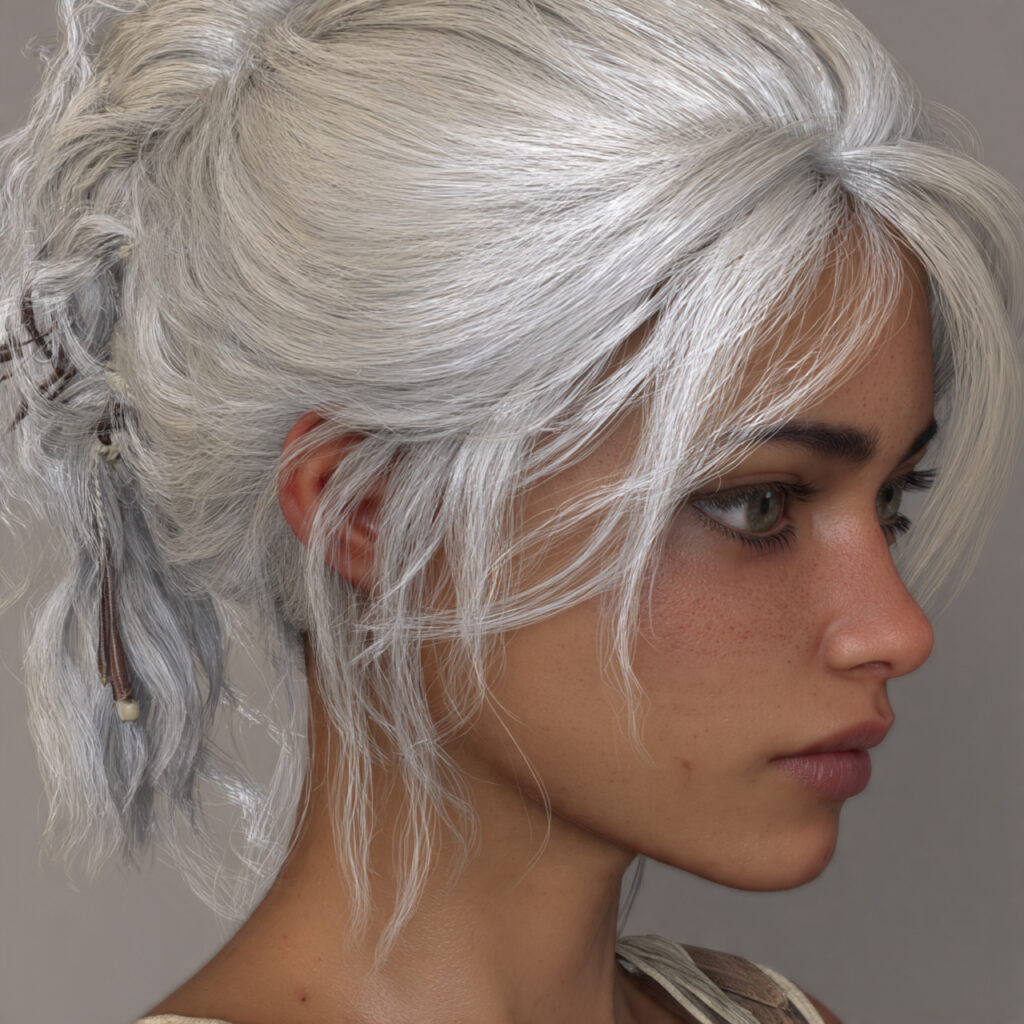 Ash Blonde on Olive Skin