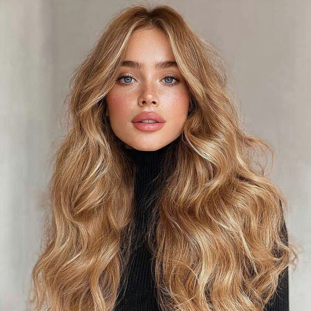 Money Piece Blonde Highlights