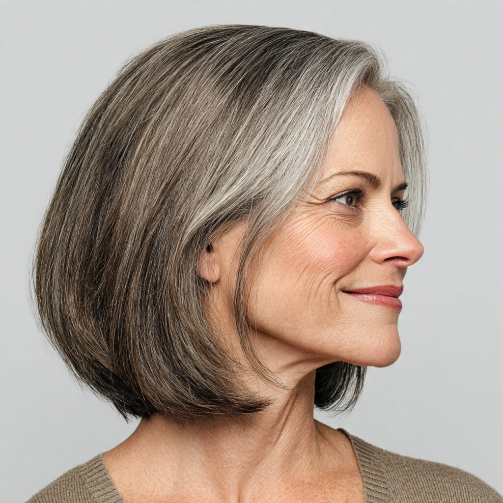 Classic Gray Bob