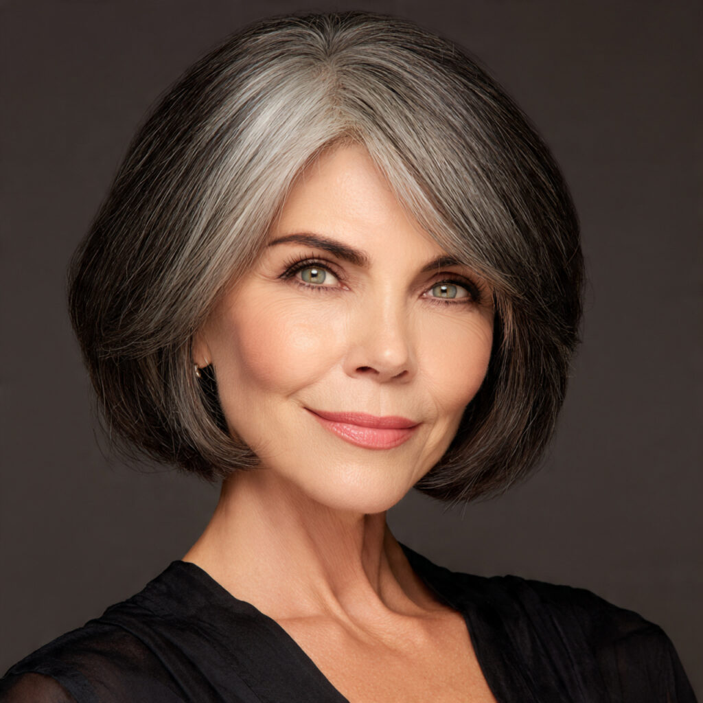 Shoulder-Grazing Gray Bob