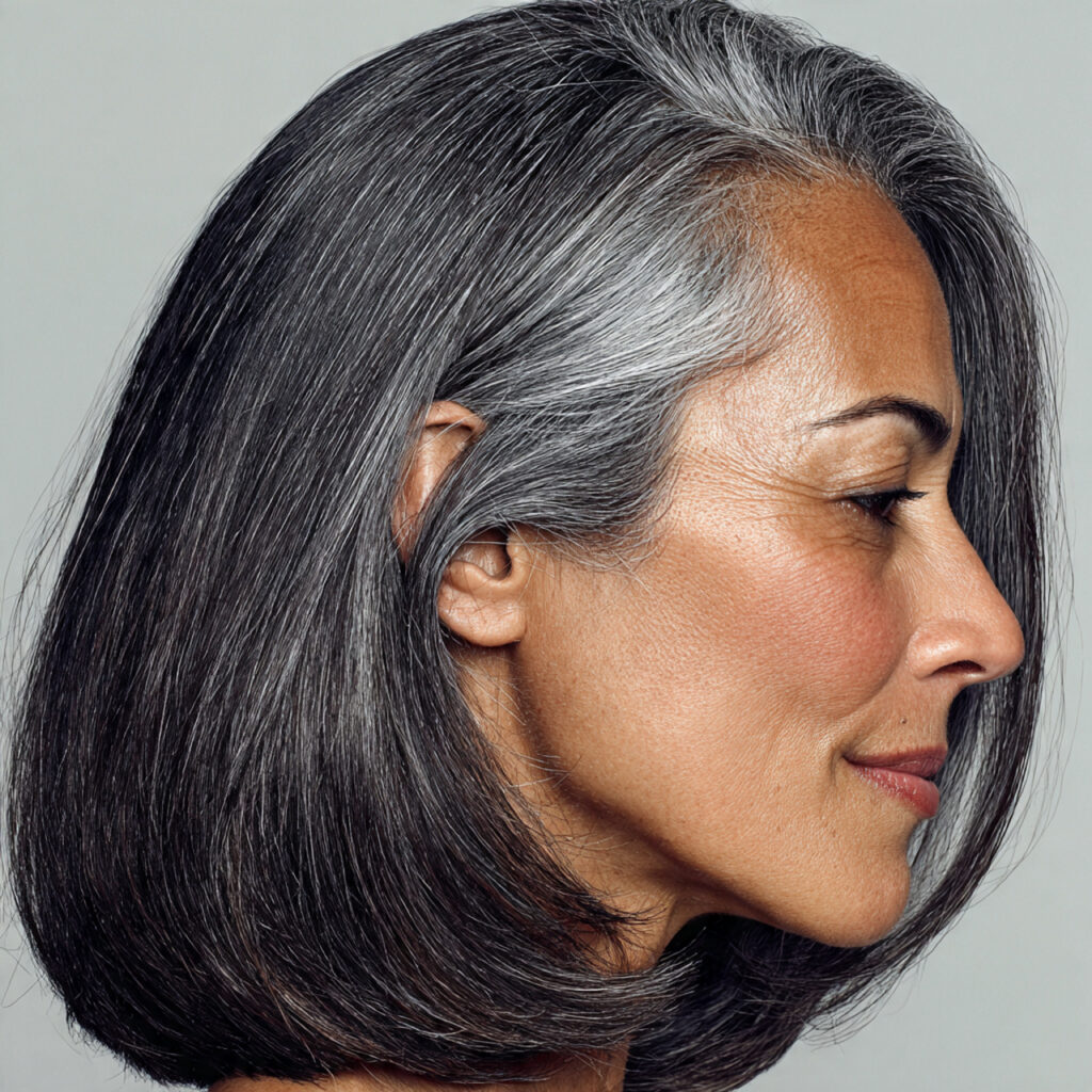A-Line Gray Bob