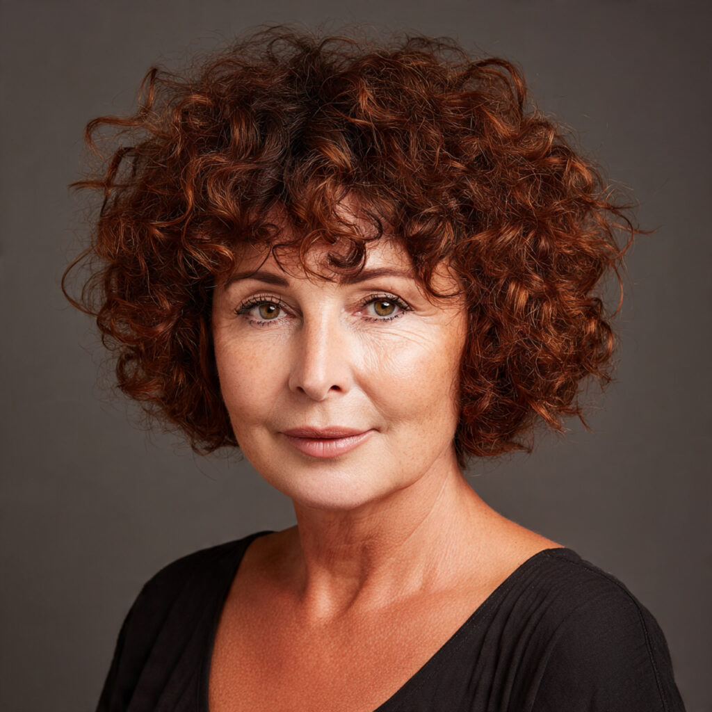 Curly Bob with Soft Volume