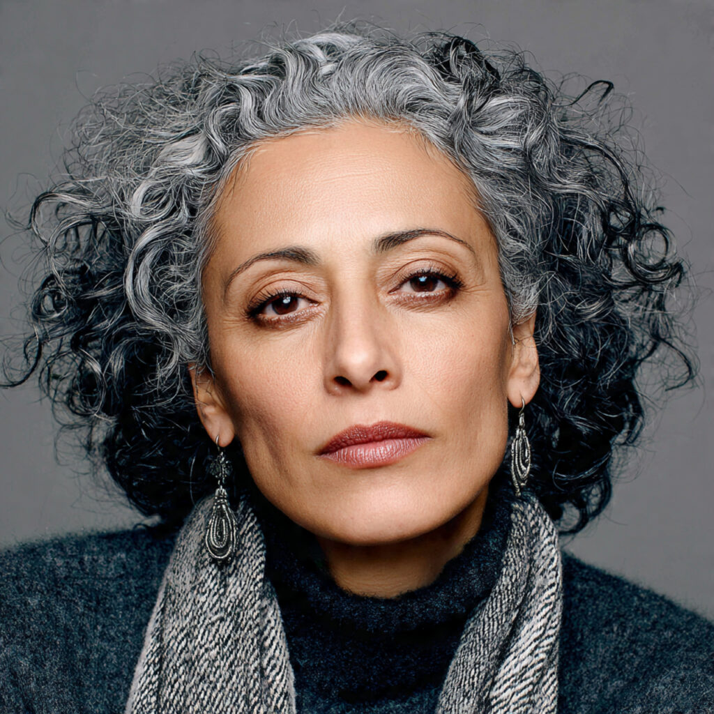 Curly Bob with Low-Lights