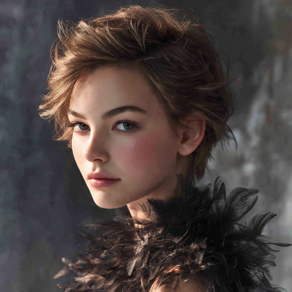 Feathered Bixie Haircut