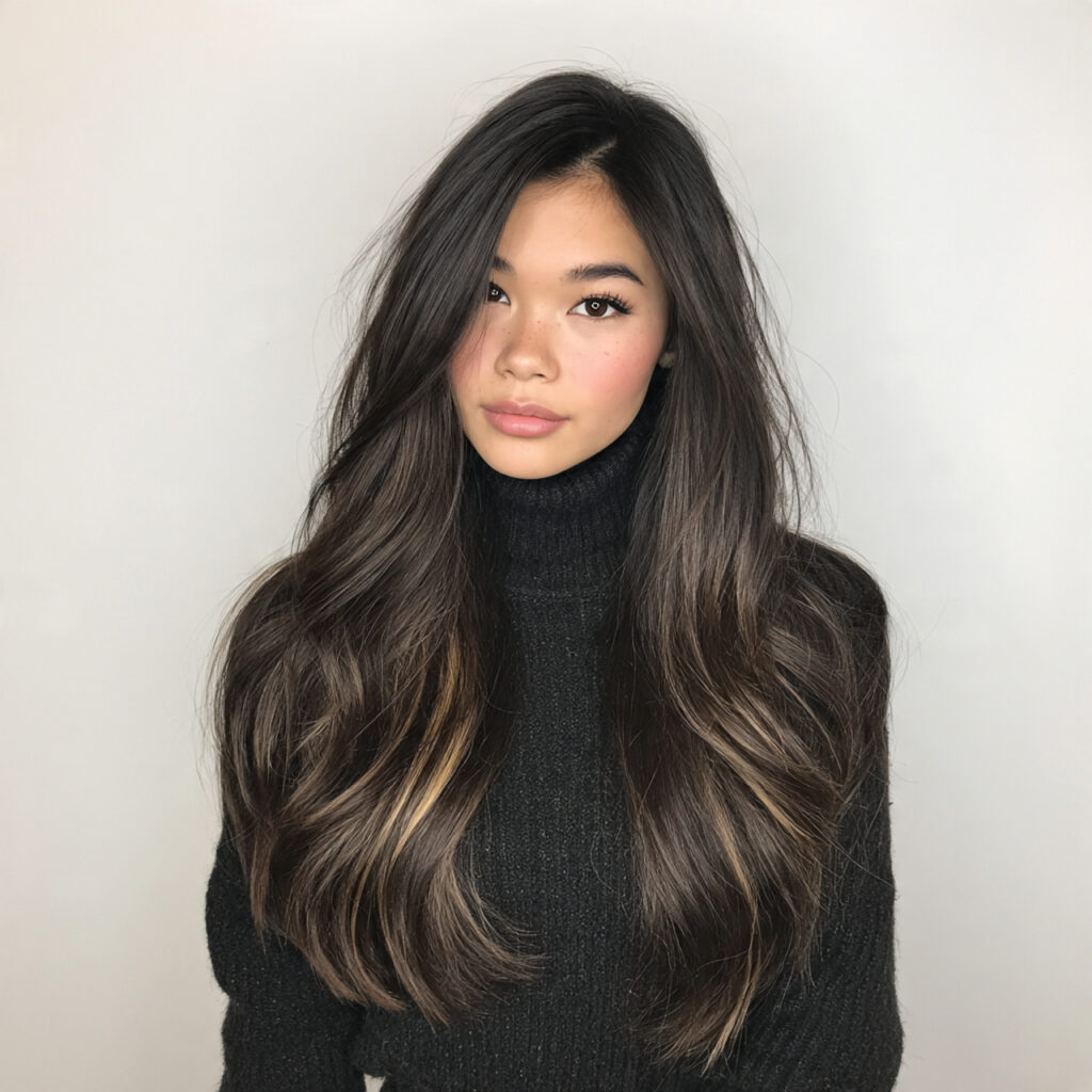 Deep Roots With Amber Highlights