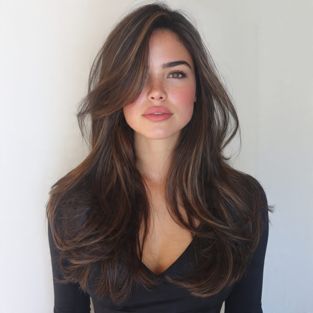 Balayage With Face Layers