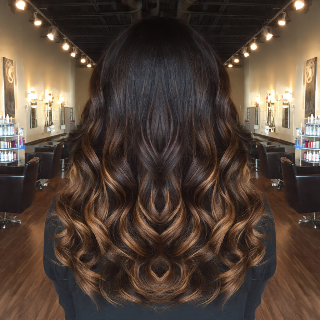 Shimmered Ends Balayage