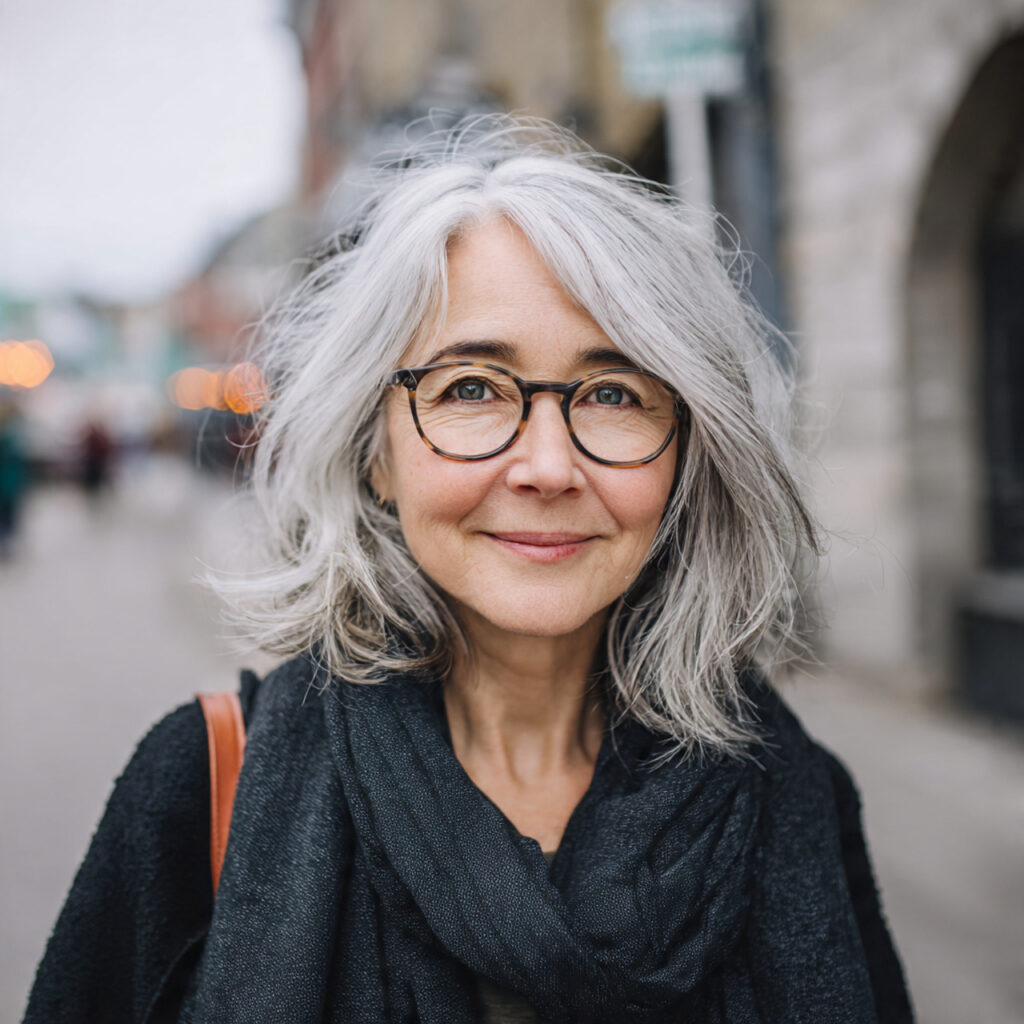 Layered Bob with Wispy Ends