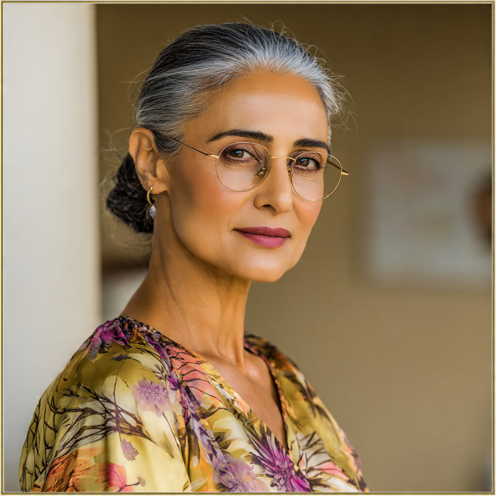 Rounded Shoulder-Length Style