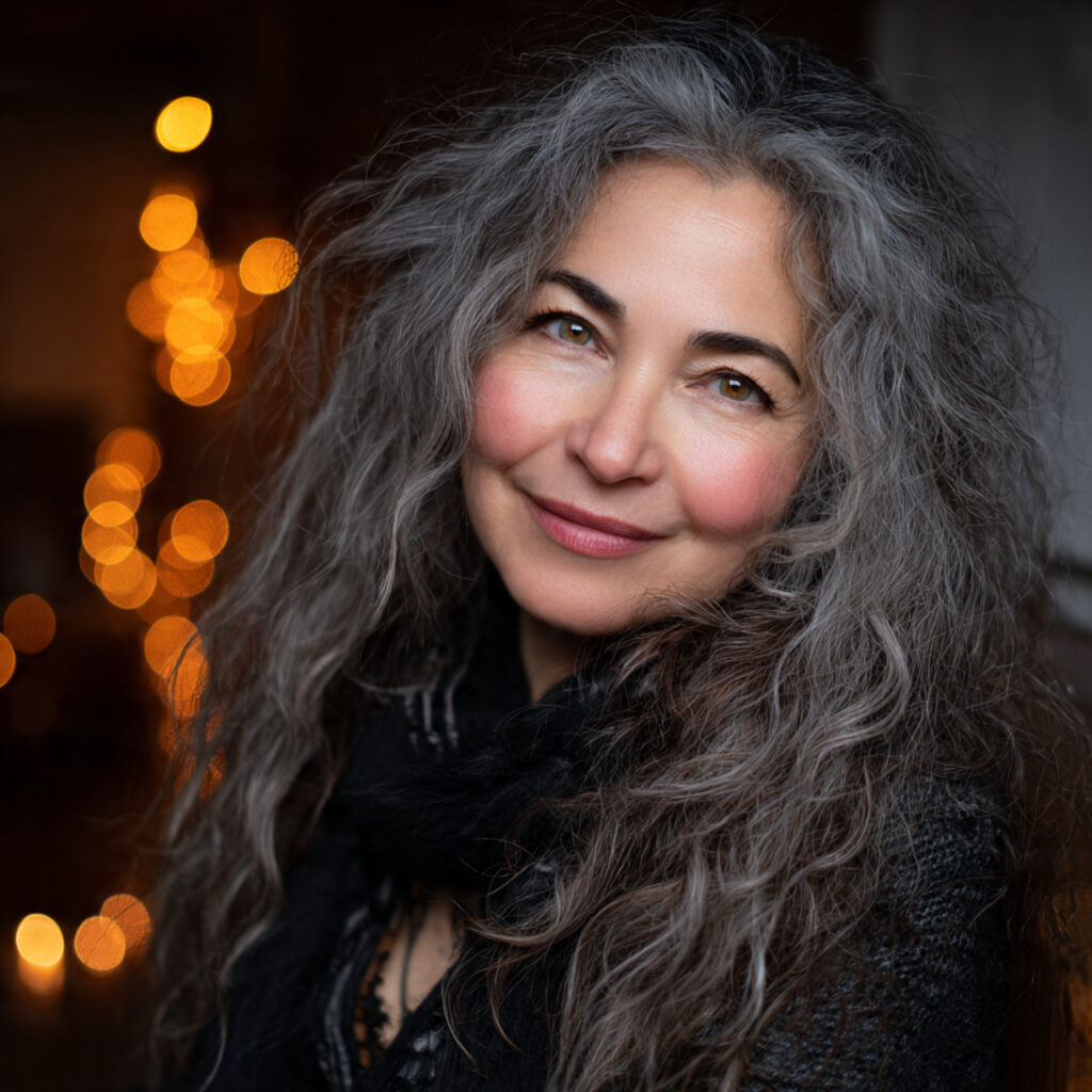 Soft Tousled Gray Shag