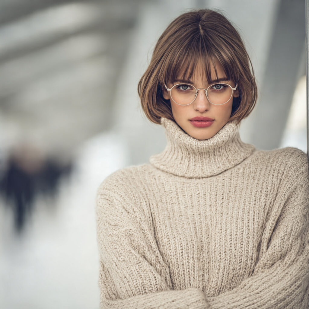 Short Bob with Soft Bangs