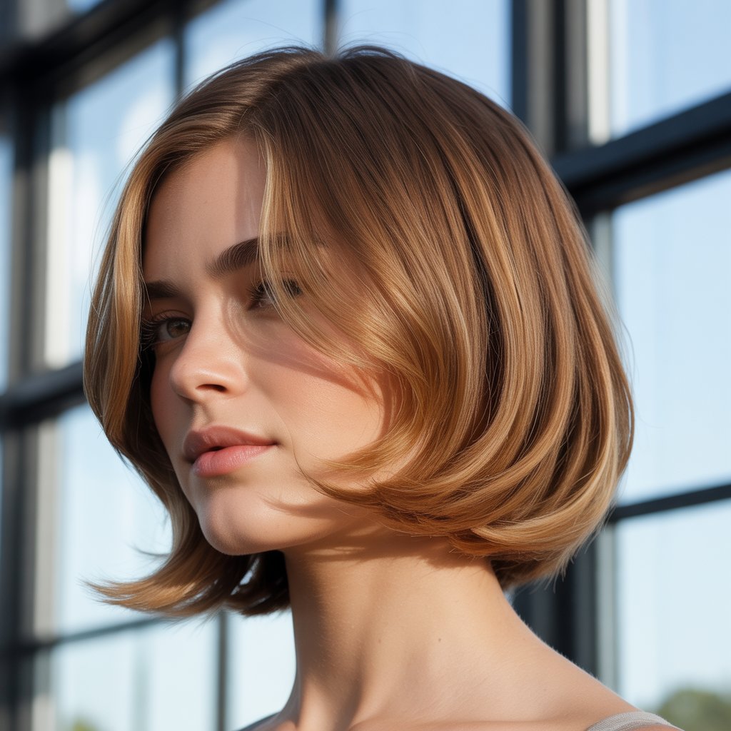 Side-Parted Bob Ideas