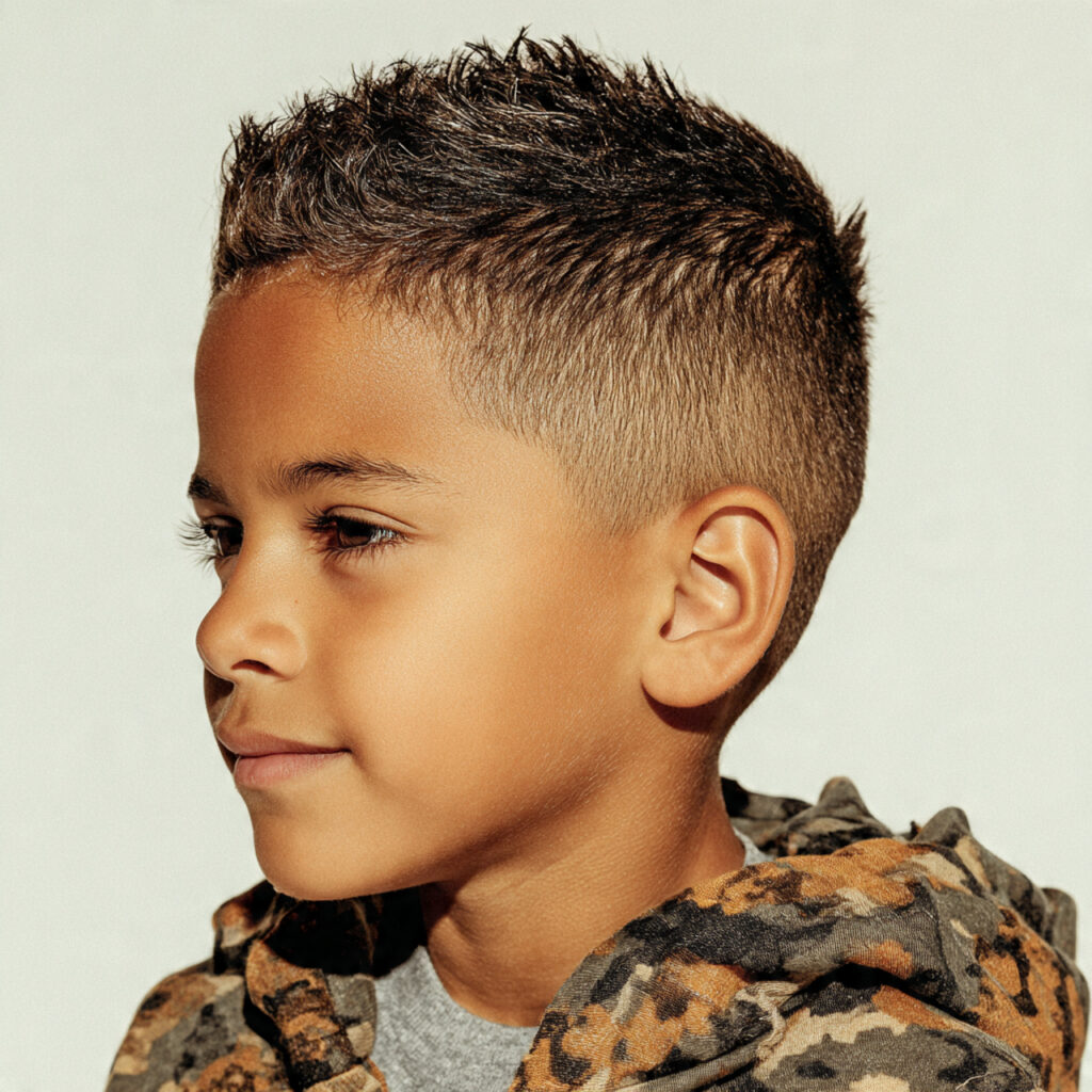 High Fade Boys School Haircut Idea