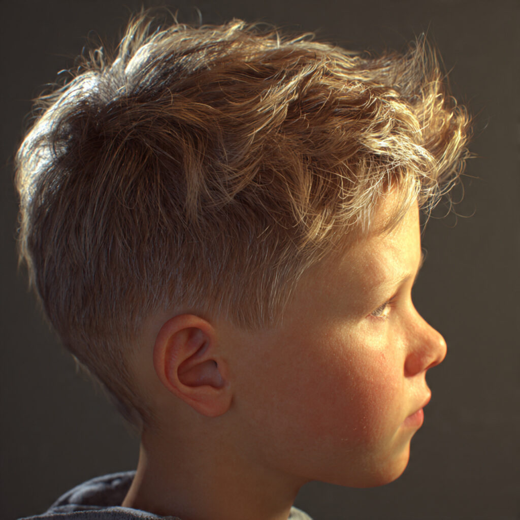 Low Maintenance Boys School Haircut Idea