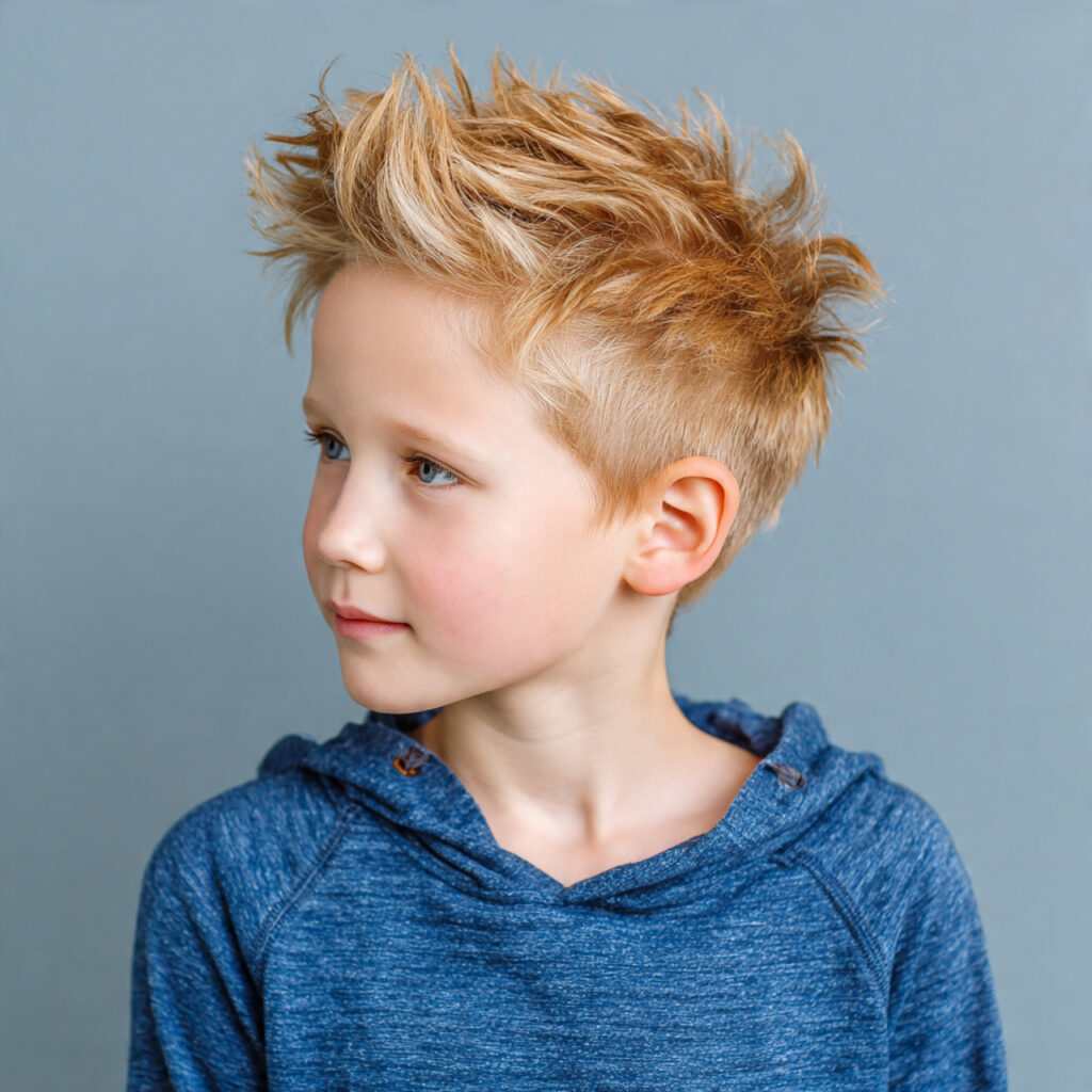 Modern School Haircut for Boys Idea