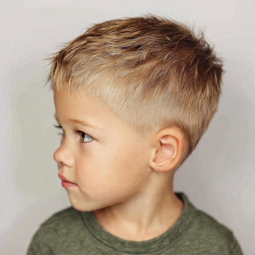 Summer-Ready Boys School Haircut Idea