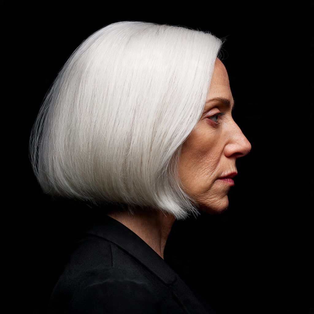 Smooth Silhouette A Line Bob Hairstyle Ideas