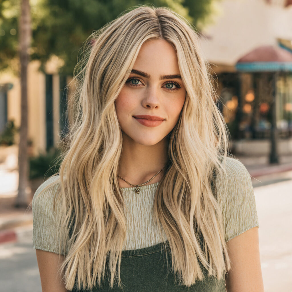 Sandy Blonde Balayage Idea