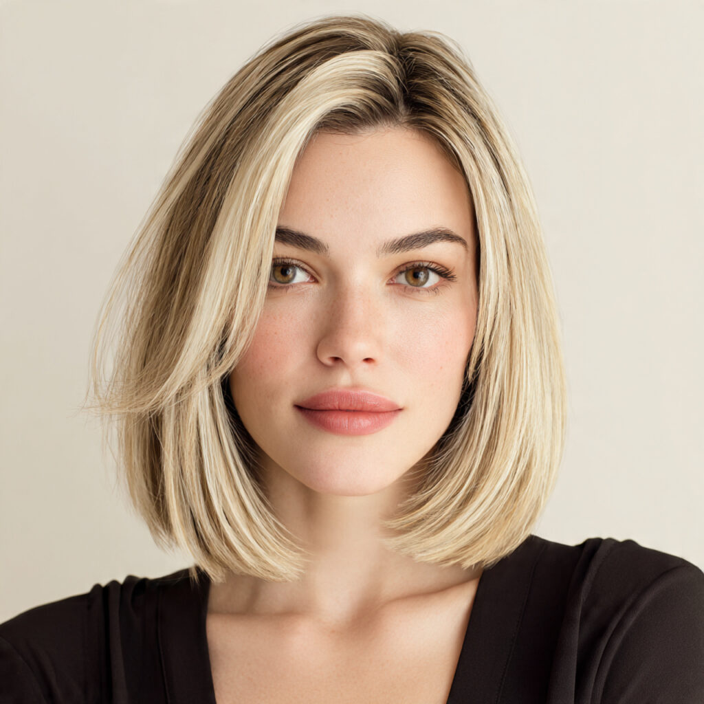 Natural Blonde Balayage Idea