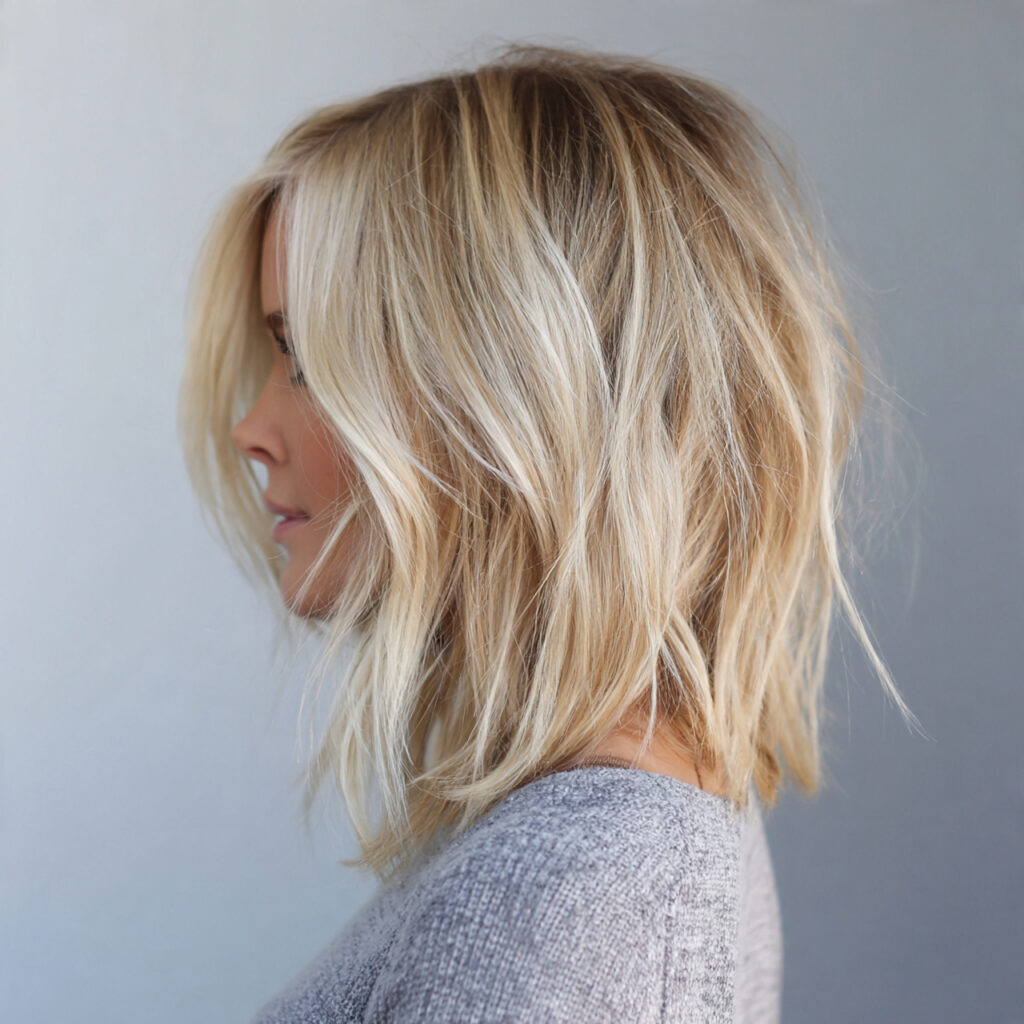 Relaxed Long Bob Ideas