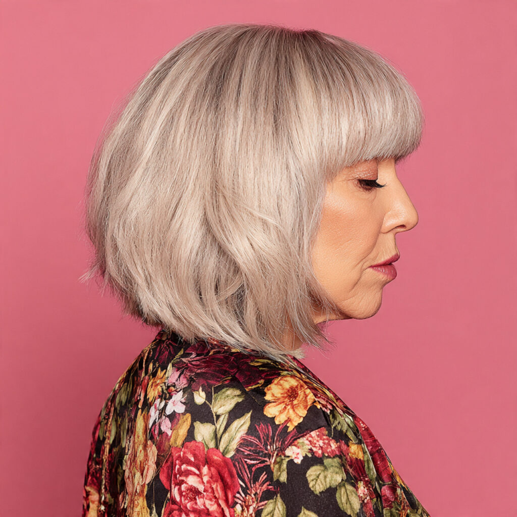 Angled Bob Ideas for Fine Hair Appearance