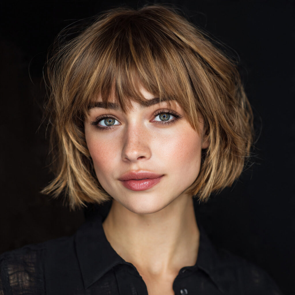 Blunt Angled Bob Ideas for Fine Hair