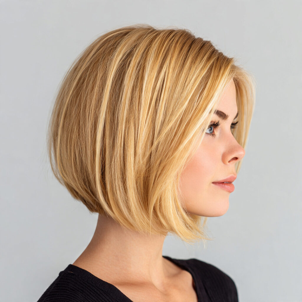 Refined Angled Bob Ideas for Fine Hair