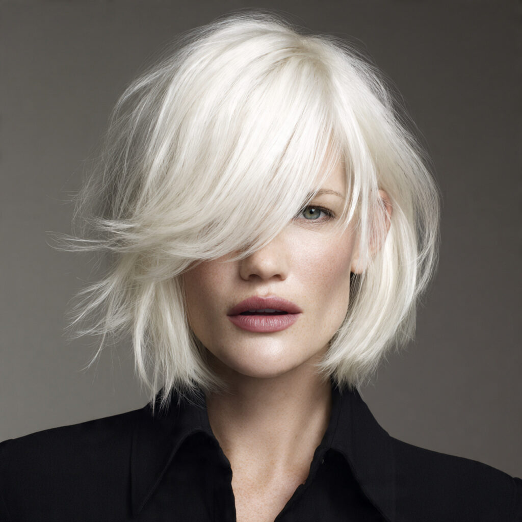 Edgy Angled Bob Ideas for Fine Hair