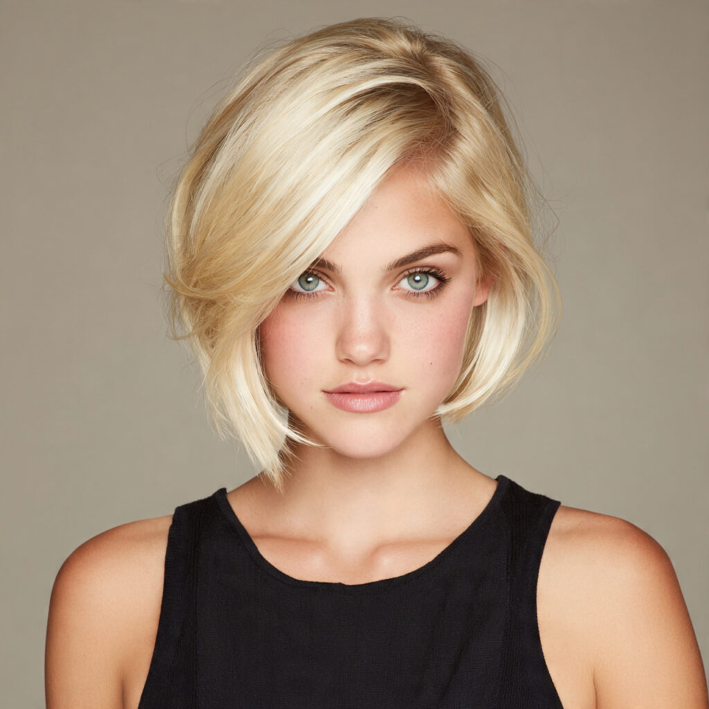 Layered Angled Bob Ideas for Fine Hair